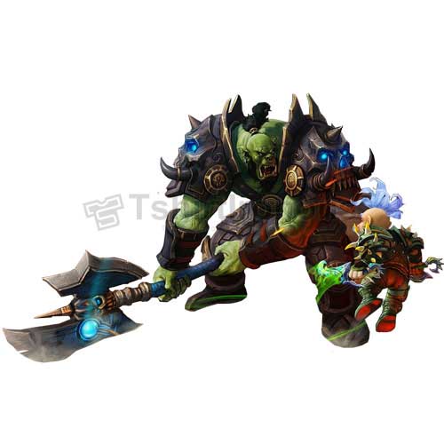 World of Warcraft T-shirts Iron On Transfers N4803